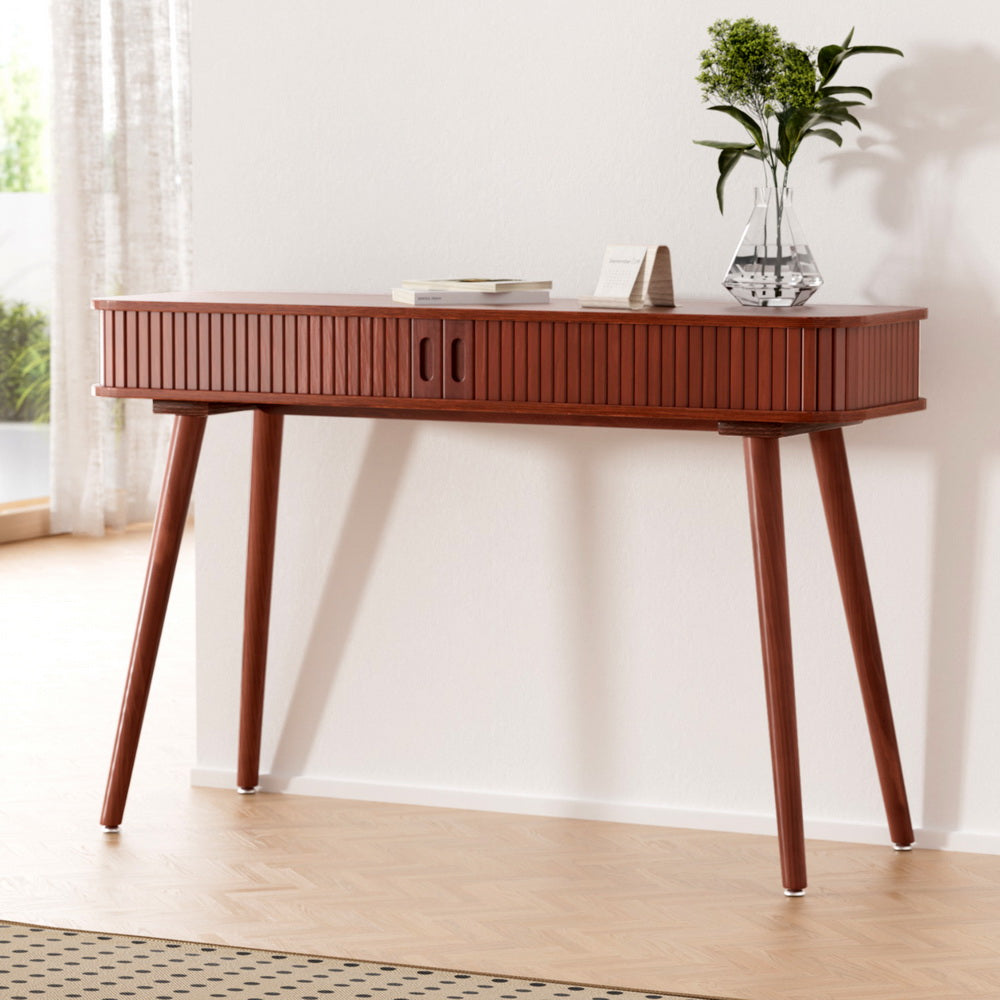 Image of artiss console table 2 drawers 120cm ideal for luxury casual home interiors