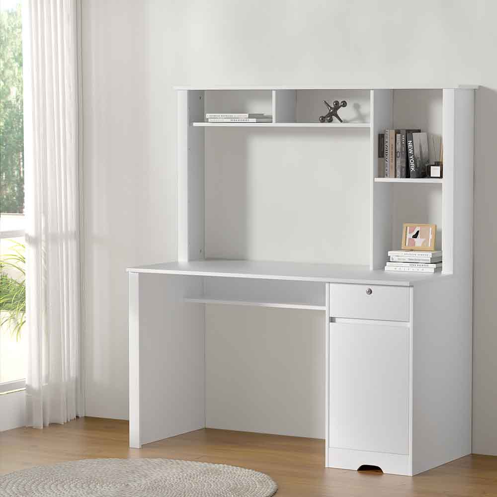 Image of artiss computer desk office study desks table drawer bookshelf cabinet versatile for both home and professional use