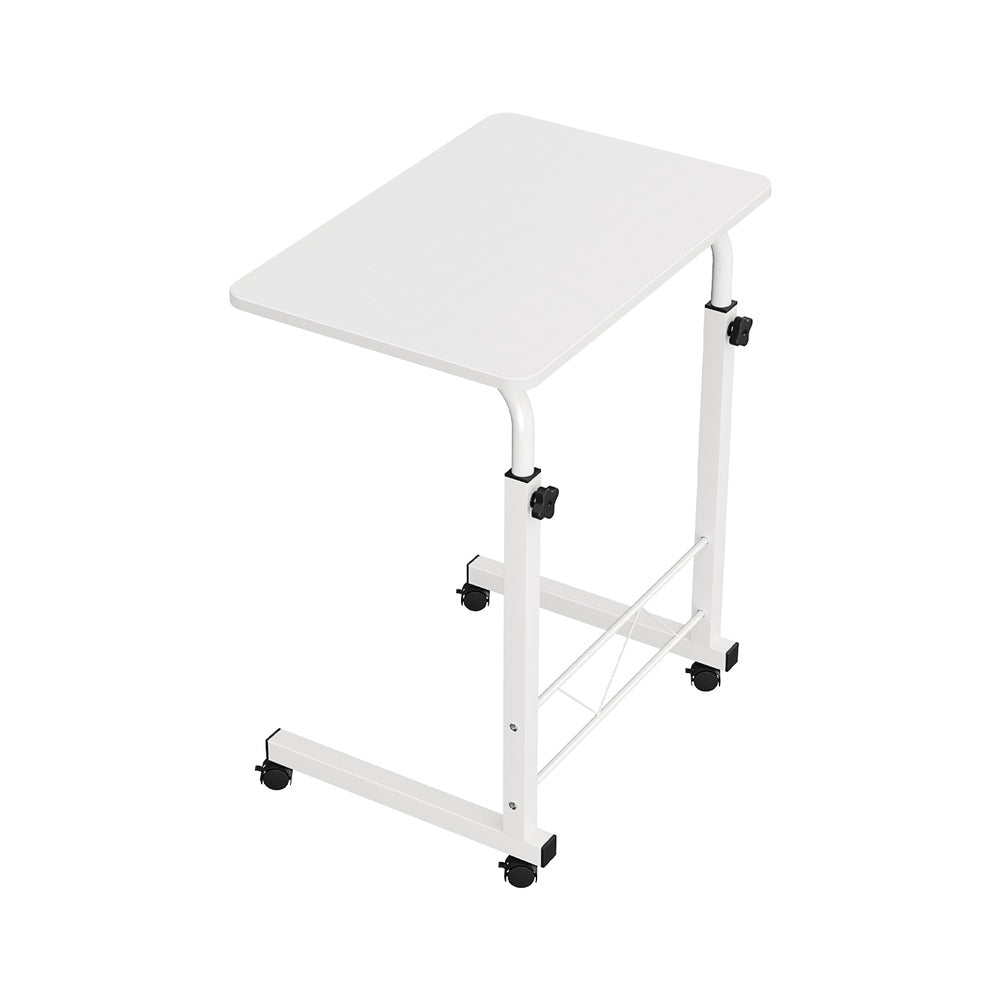 Image of artiss laptop desk table adjustable 60cm white suitable for aged care, corporate offices, and commercial settings