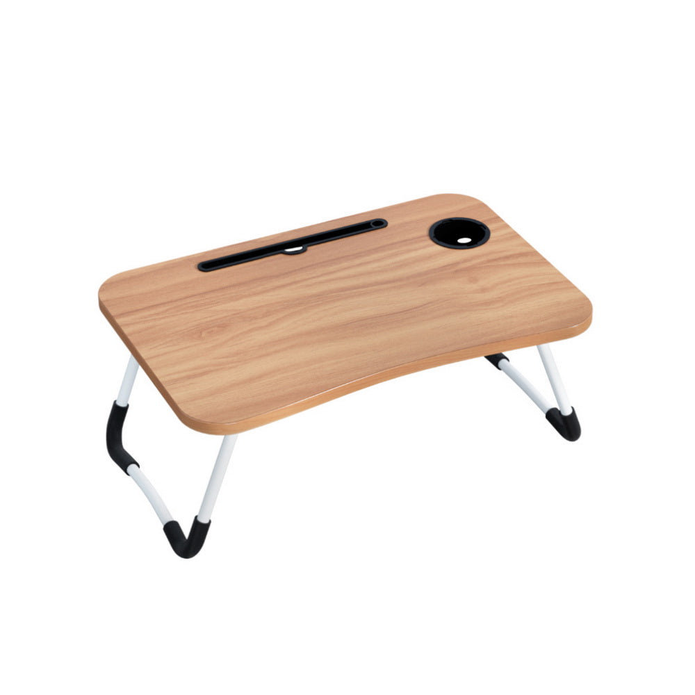 Image of laptop desk table foldable stand lap tray sofa bed portable adjustable desks versatile for both home and professional use