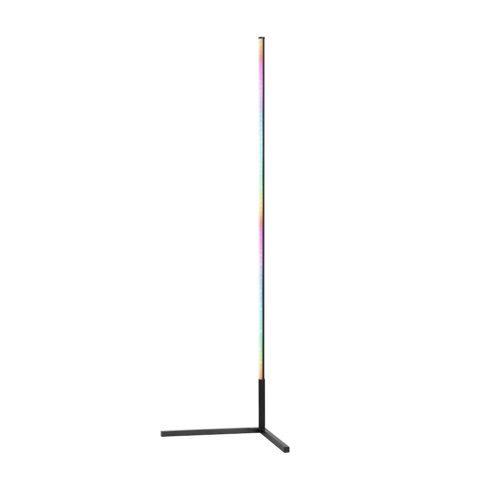 Image of artiss rgb led floor lamp remote control corner light stand gaming room 150cm versatile for both home and professional use