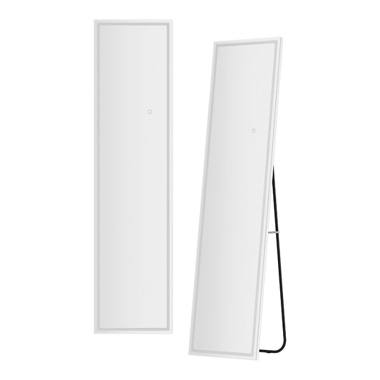 Image of embellir full-length floor wall mirrors led light  available at The Epic Shop