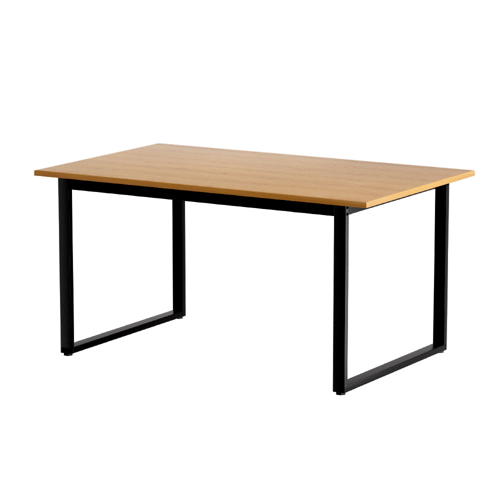 Image of artiss dining table 6 seater kitchen cafe rectangular wooden table 150cm ideal for luxury casual home interiors