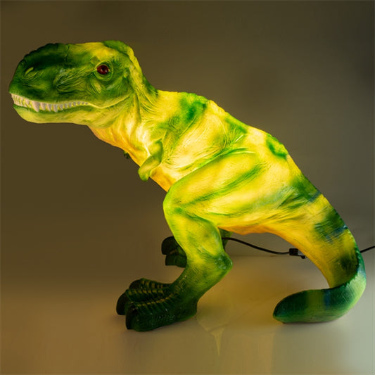 Image of giant t-rex table lamp  available at The Epic Shop