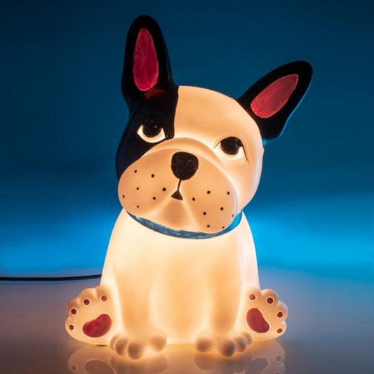 Image of french bulldog table lamp  available at The Epic Shop