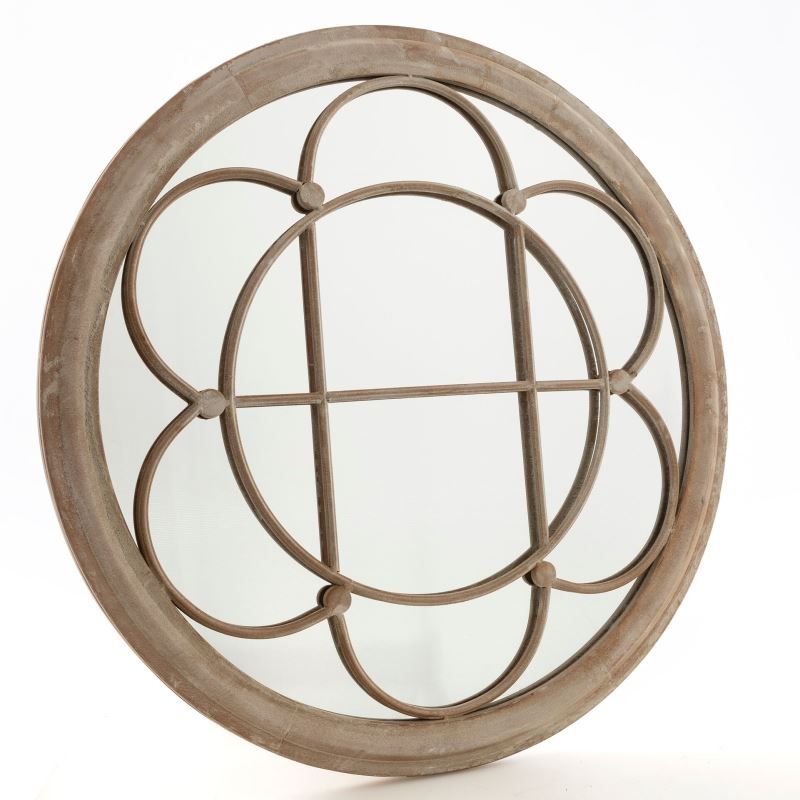 Image of sally round garden mirror available at The Epic Shop