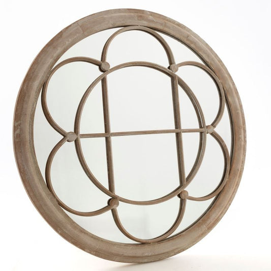Image of sally round garden mirror  available at The Epic Shop