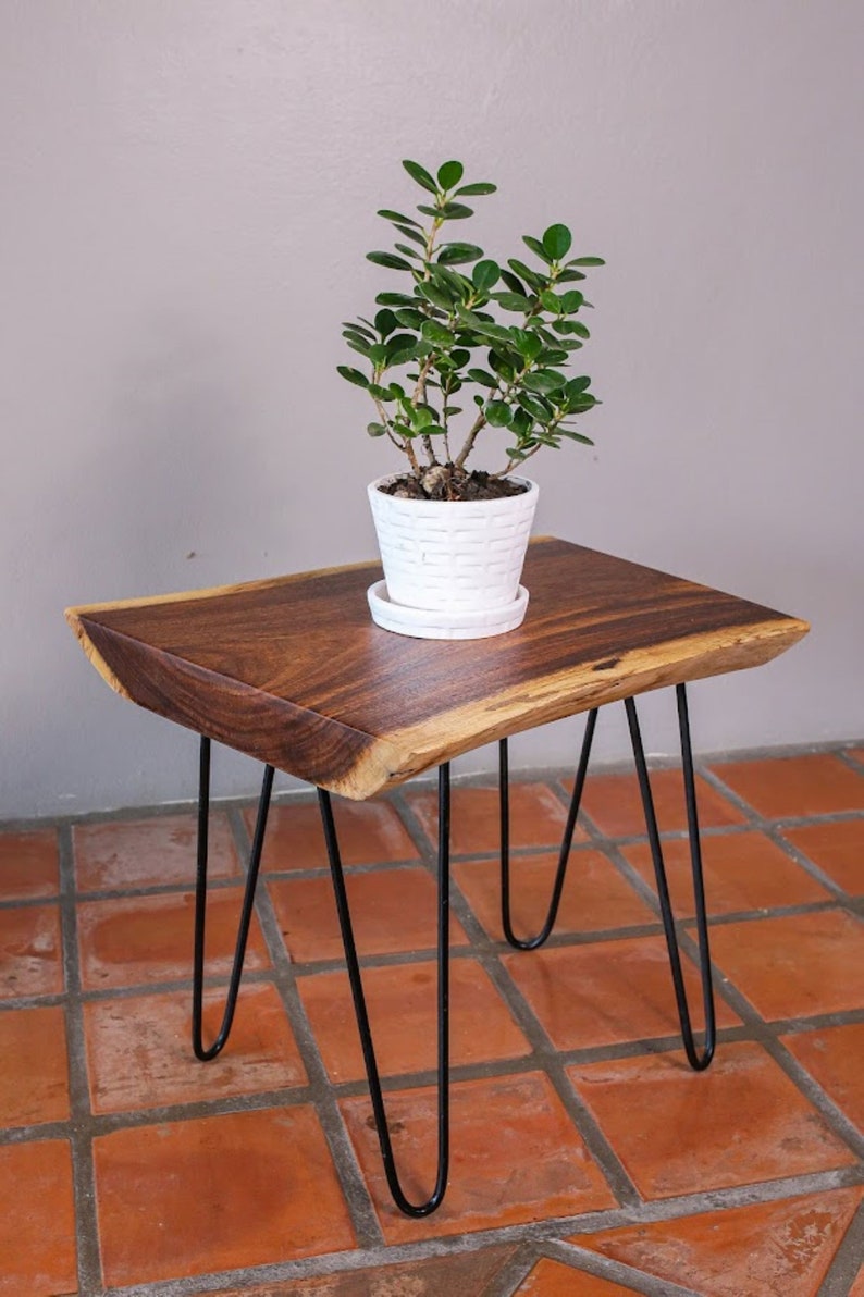 Image of raintree wood live edge coffee table-40-50 cm available at The Epic Shop