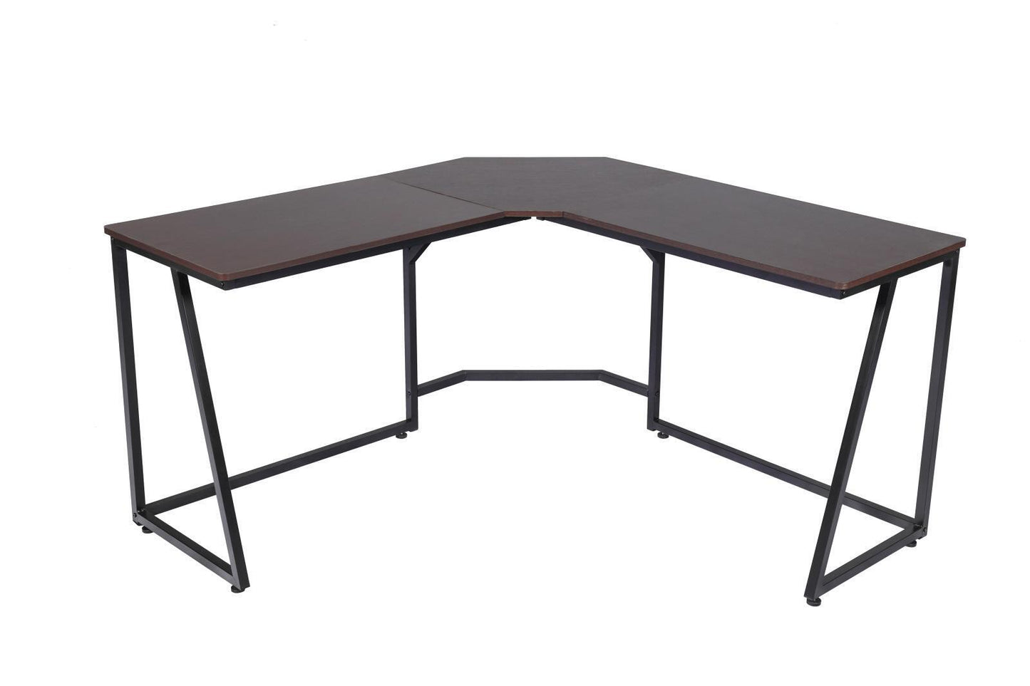Image of yes4homes corner computer desk, sturdy home office gaming desk for laptop, writing table, multipurpose workstation versatile for both home and professional use