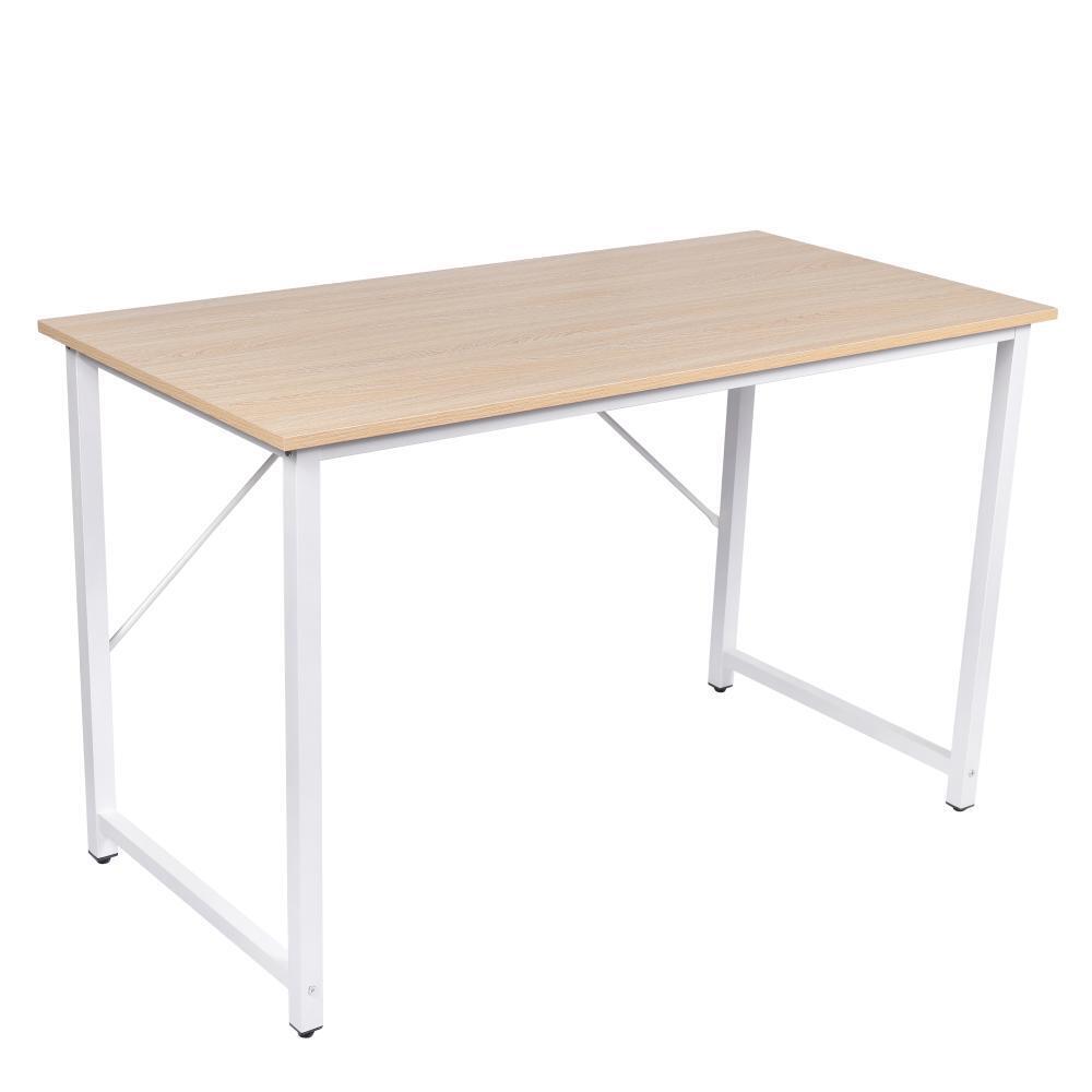 Image of yes4homes computer desk, sturdy home office laptop desk modern writing table, multipurpose workstation versatile for both home and professional use