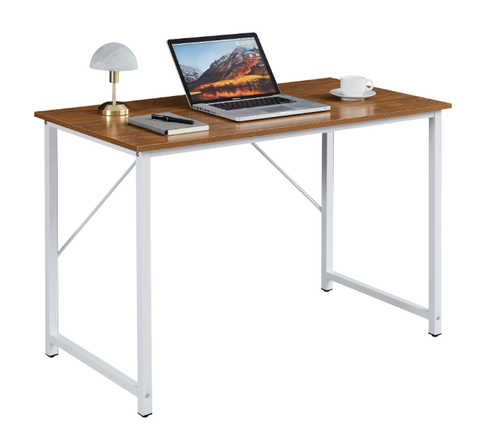 Image of yes4homes computer desk, sturdy home office gaming desk for laptop, modern simple style table, multipurpose workstation versatile for both home and professional use