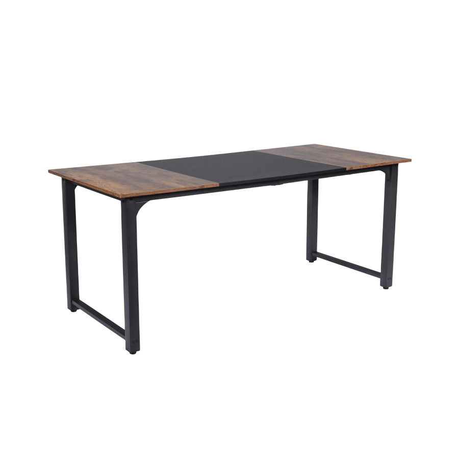Image of yes4homes computer desk, sturdy home office gaming desk for laptop, meeting writing table, multipurpose workstation versatile for both home and professional use