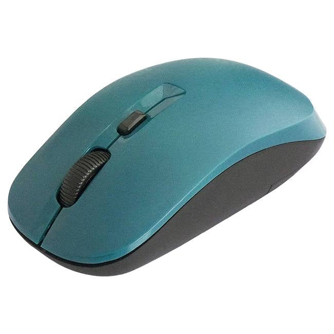 Image of cliptec smooth max 1600dpi 2.4ghz wireless optical mouse - teal suitable for aged care, corporate offices, and commercial settings