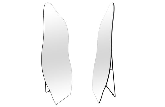 Image of irregular freestanding mirror - 60cm x 170cm  versatile for both home and professional use