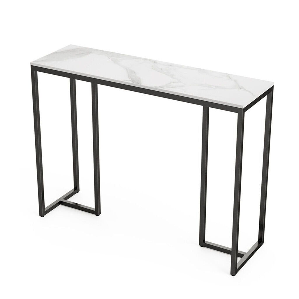 Image of interior ave - stone marble console - marble & black ideal for luxury casual home interiors