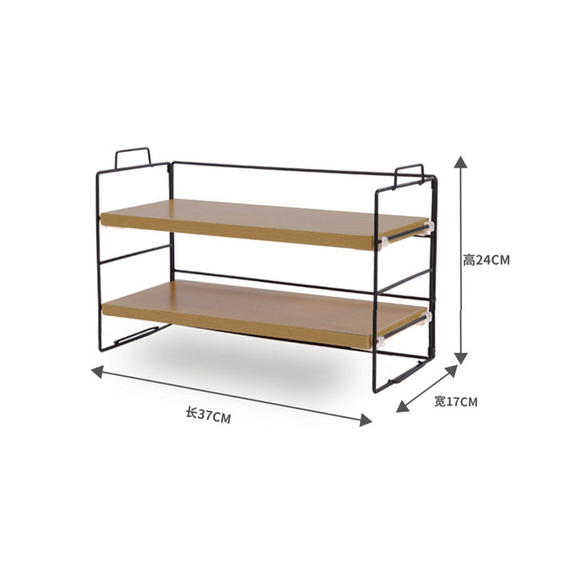 Image of desktop storage rack bookshelf office suitable for aged care, corporate offices, and commercial settings