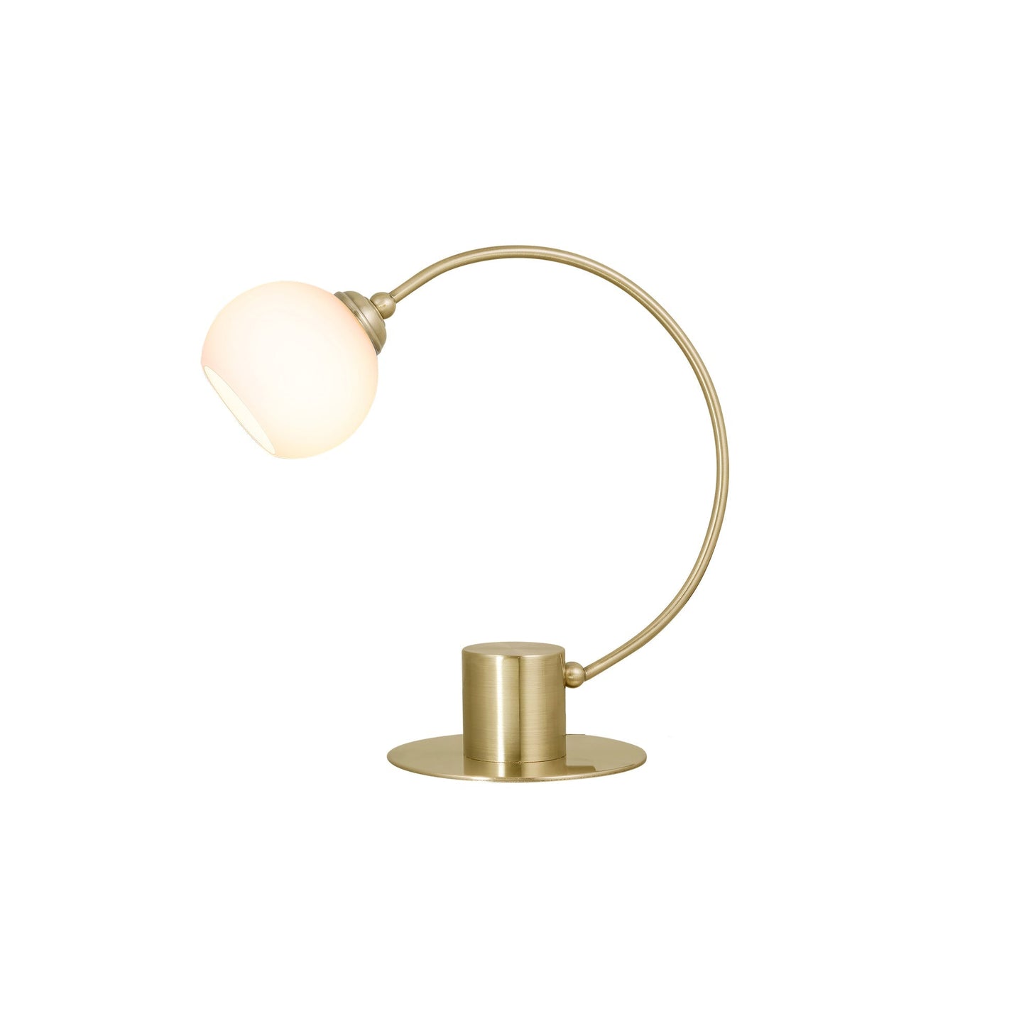 Image of penelope touch table lamp - antique brass ideal for luxury casual home interiors