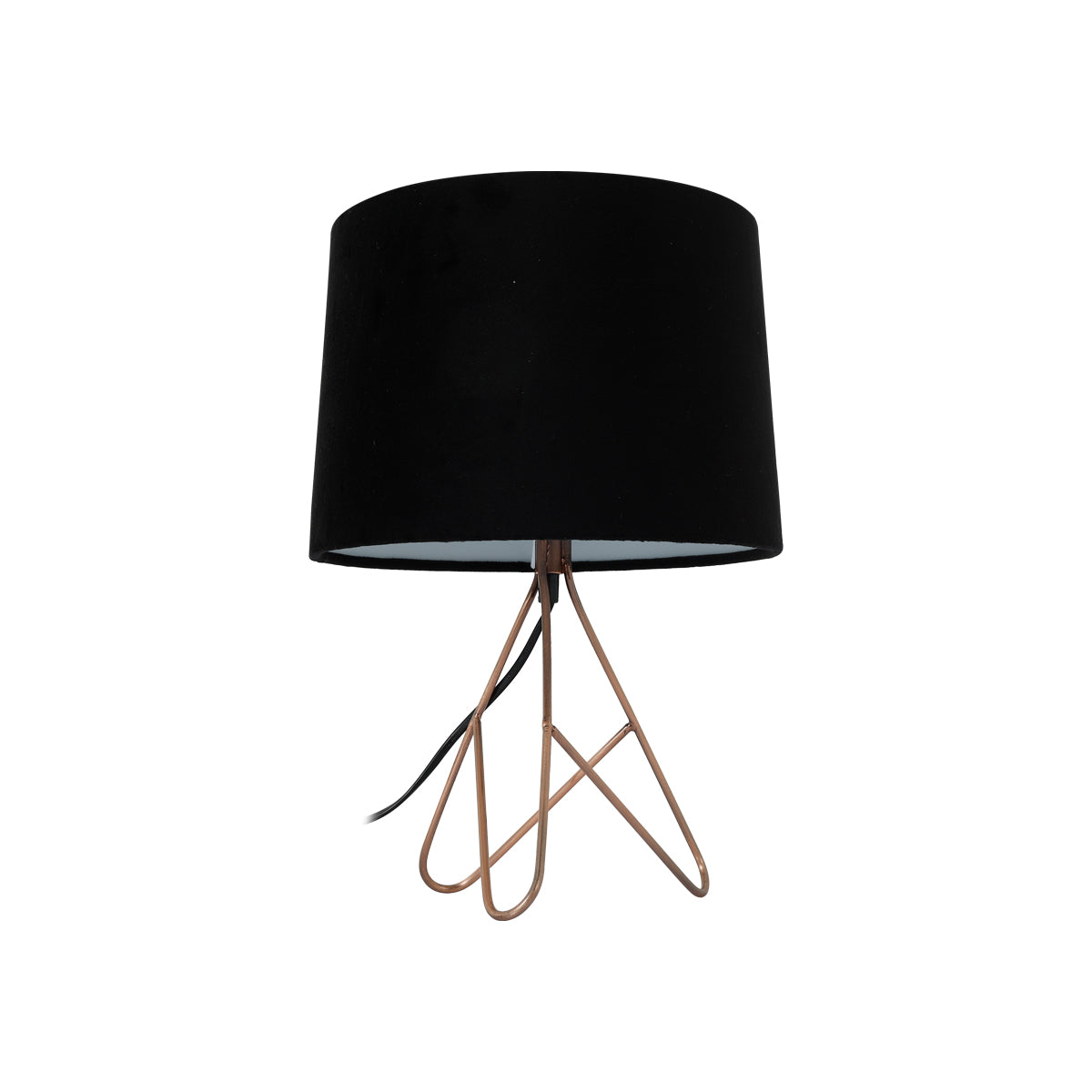 Image of belira table lamp - copper ideal for luxury casual home interiors