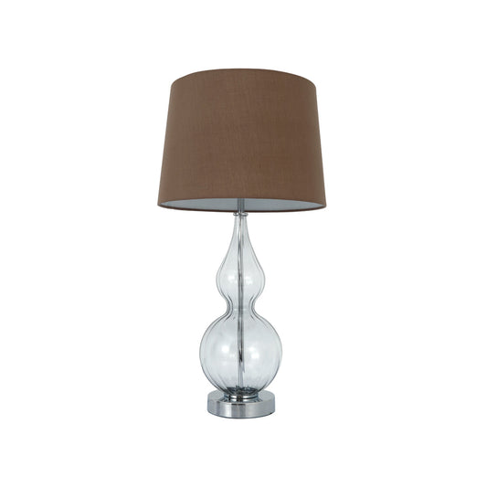 Image of evaine table lamp - grey  ideal for luxury casual home interiors