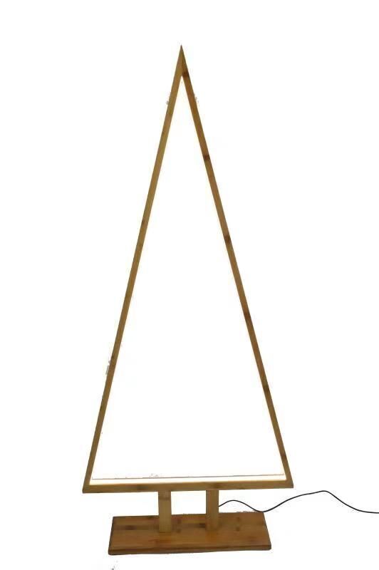 Image of extra large bamboo christmas tree led floor lamp light xmas - natural  available at The Epic Shop