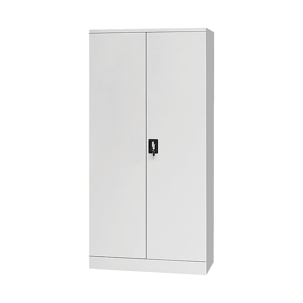 Image of two-door shelf office gym filing storage locker cabinet safe suitable for aged care, corporate offices, and commercial settings