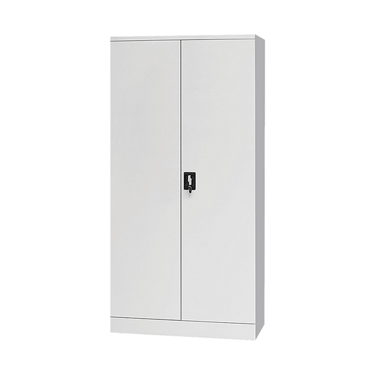 Image of two-door shelf office gym filing storage locker cabinet safe  suitable for aged care, corporate offices, and commercial settings