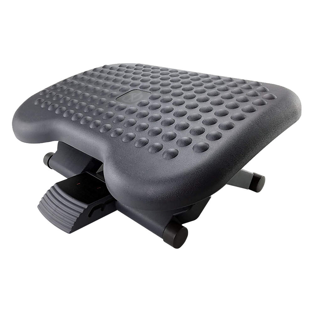 Image of footrest under desk foot / leg rest for office chair ergonomic computer plastic suitable for aged care, corporate offices, and commercial settings