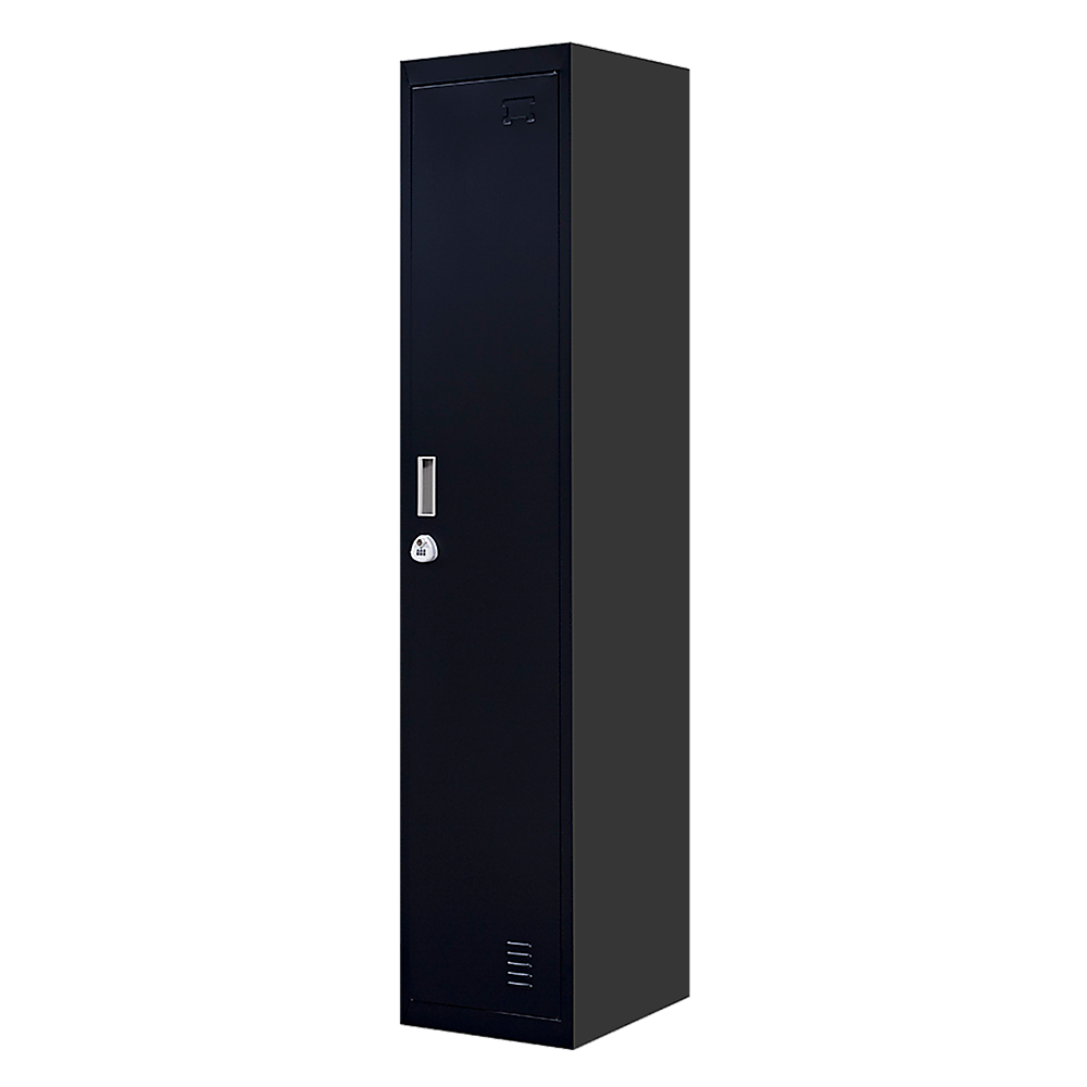 Image of one-door office gym shed clothing locker cabinet suitable for aged care, corporate offices, and commercial settings