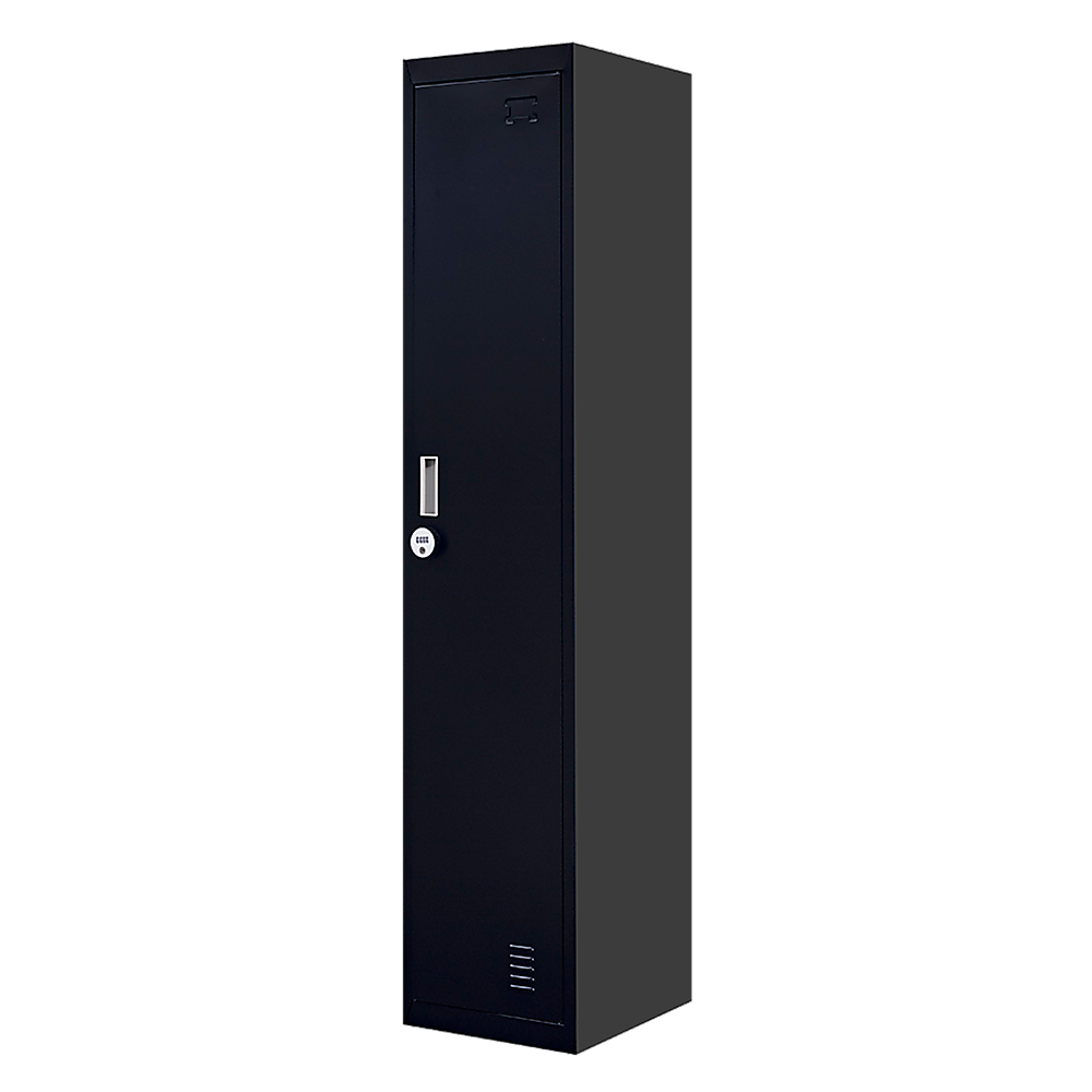 Image of one-door office gym shed clothing locker cabinet suitable for aged care, corporate offices, and commercial settings