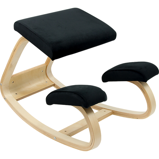 Image of kneeling office chair ergonomic rocking posture improving stool  suitable for aged care, corporate offices, and commercial settings