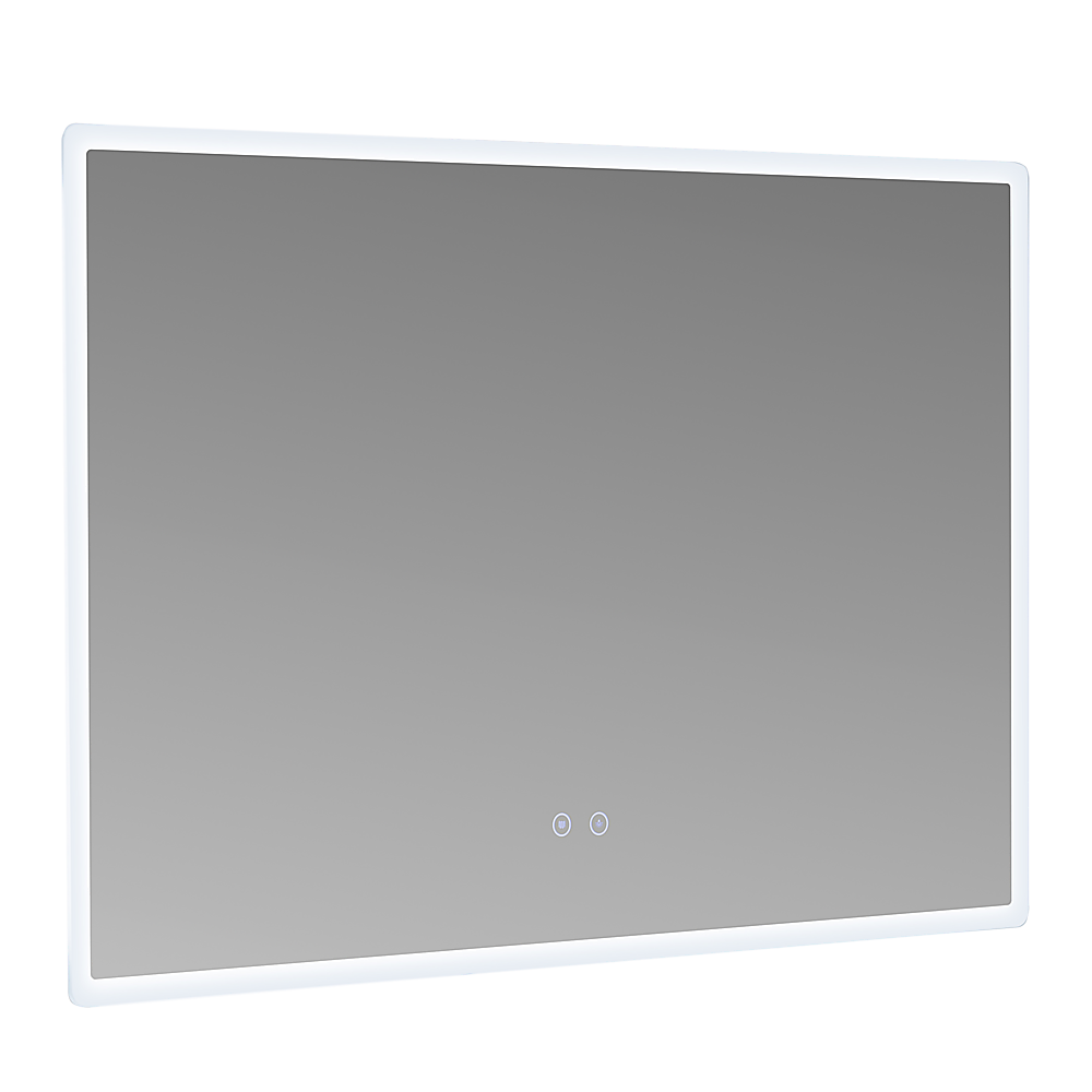 Image of smart mirror bathroom vanity led lighted wall mirror 1000x700mm ideal for luxury casual home interiors