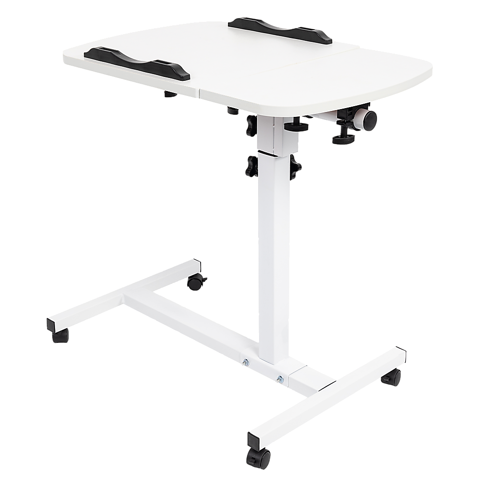Image of laptop desk portable mobile computer table stand adjustable bed study suitable for aged care, corporate offices, and commercial settings