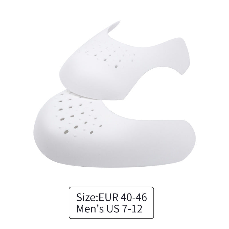 Image of white shoe crease protector for men's shoes, size eur 40-46 (us 7-12) 10 pairs ideal for luxury casual home interiors