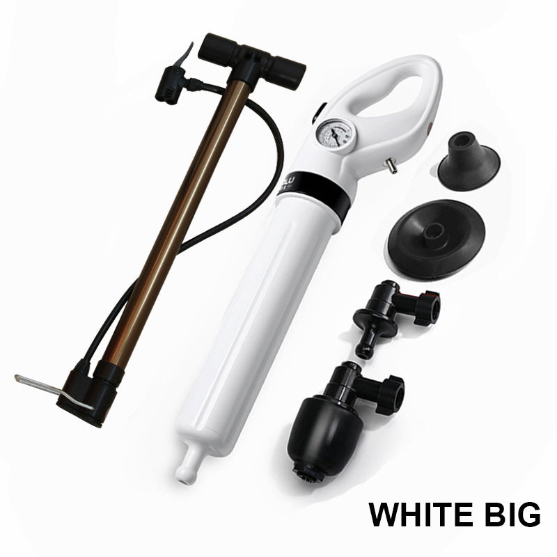 Image of powerful air drain blaster plunger for toilet, sink, and floor drains available at The Epic Shop