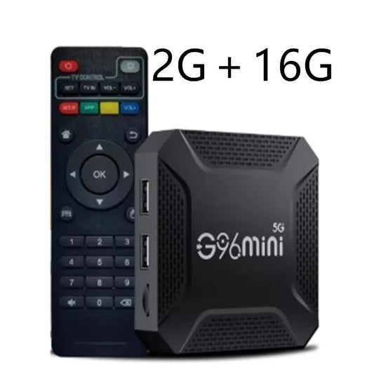 Image of g96mini 5g android tv box - rk3228 processor, 8k hd, android 13.0, wifi 5, smart tv box(2g+16g)  versatile for both home and professional use