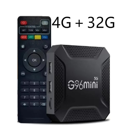 Image of g96mini 5g android tv box - rk3228 processor, 8k hd, android 13.0, wifi 5, smart tv box(4g+32g)  versatile for both home and professional use