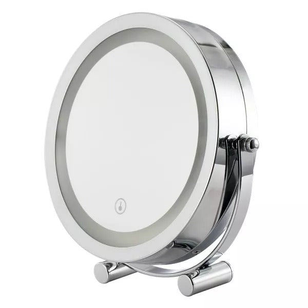 Image of clevinger san marino led illuminated makeup, vanity, and beauty mirror available at The Epic Shop