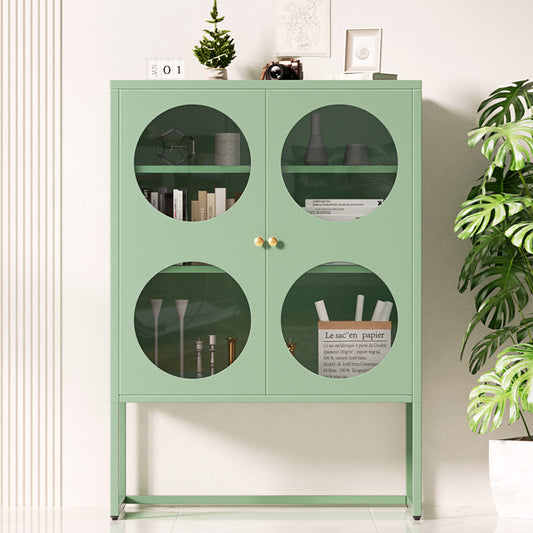 Image of artiss buffet sideboard metal cabinet - ella green  ideal for luxury casual home interiors