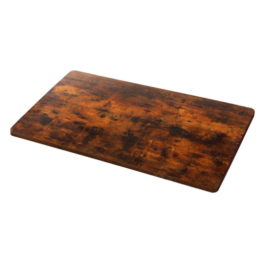 Image of artiss standing desk top rustic brown 120cm  suitable for aged care, corporate offices, and commercial settings