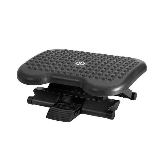 Image of artiss foot rest stool office under desk angle adjustable footrest massage black  suitable for aged care, corporate offices, and commercial settings