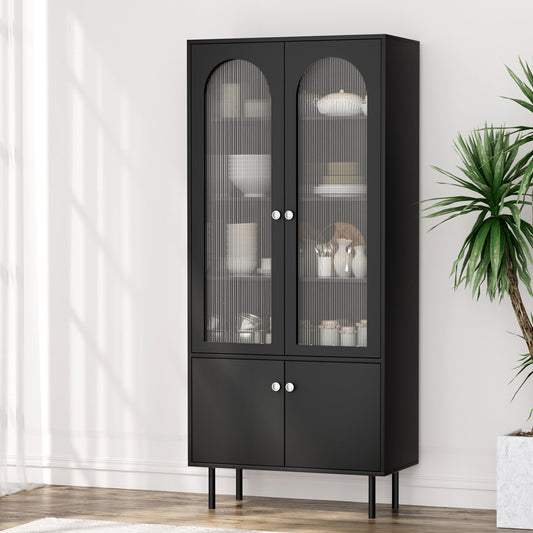 Image of artiss buffet sideboard cupboard cabinet black  ideal for luxury casual home interiors