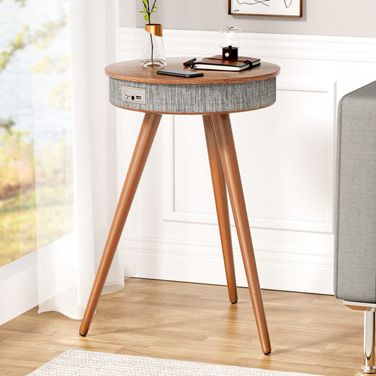 Image of artiss smart coffee table wireless charging bluetooth speaker  ideal for luxury casual home interiors