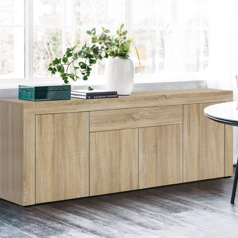Image of artiss buffet sideboard - dana oak  ideal for luxury casual home interiors