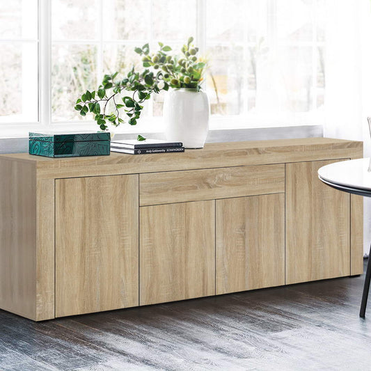 Image of artiss buffet sideboard - dana oak  ideal for luxury casual home interiors
