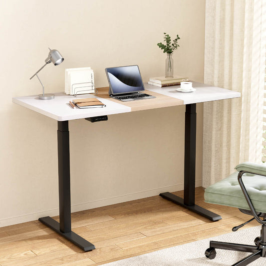 Image of artiss standing desk motorised electric dual motor 120cm  suitable for aged care, corporate offices, and commercial settings