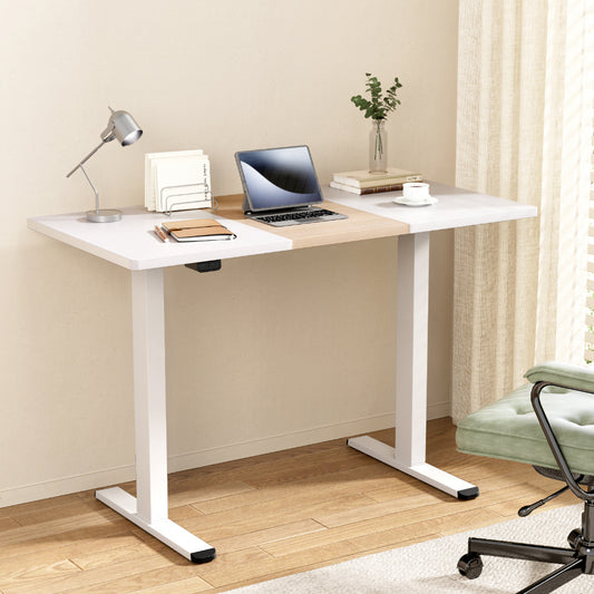 Image of artiss standing desk motorised dual motor 120cm  suitable for aged care, corporate offices, and commercial settings