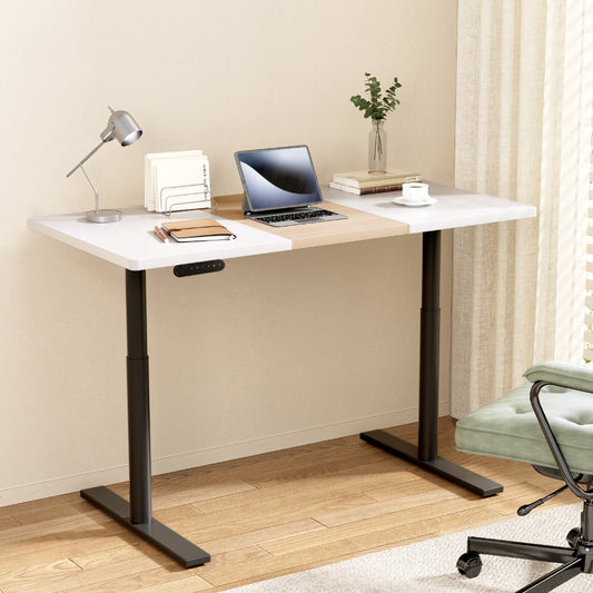 Image of artiss standing desk motorised electric dual motor 120cm  suitable for aged care, corporate offices, and commercial settings