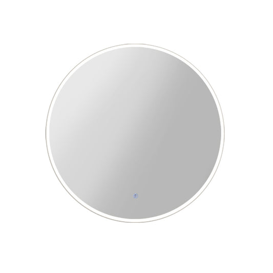 Image of embellir wall mirror 80cm with led light makeup home decor bathroom round vanity  ideal for luxury casual home interiors