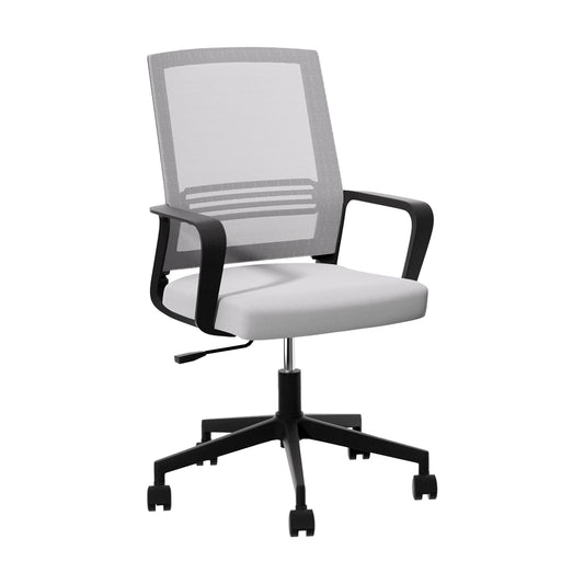 Image of artiss mesh office chair computer gaming desk chairs work study mid back grey  versatile for both home and professional use