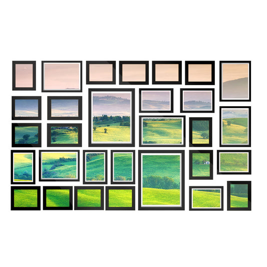 Image of artiss photo frames art holder 30pcs 8x10" 5x7" 4x6" 3.5x5" black  available at The Epic Shop